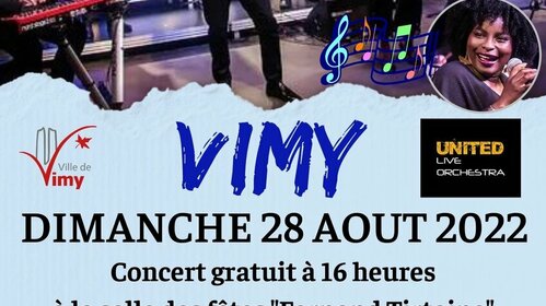 Concert "United Live Orchestra" du 28 août 2022