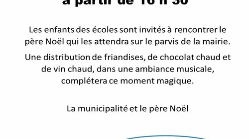 La rencontre avec le père noël