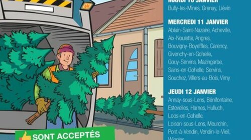 RAPPEL - Ramassage des sapins dès 13 h 30