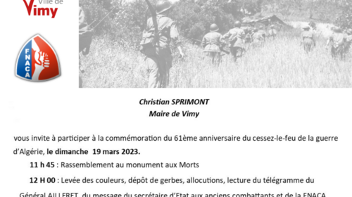 commémoration du 19 mars 