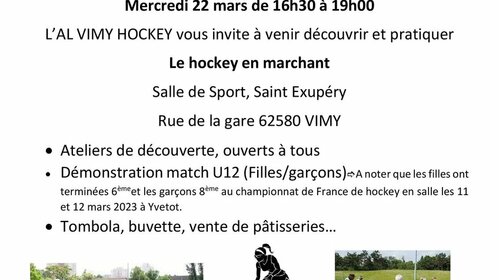 découverte le hockey en marchant